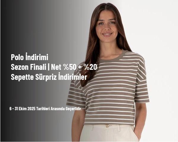 Polo İndirimi - Sezon Finali | Net %50 + %20 Sepette Sürpriz İndirimler