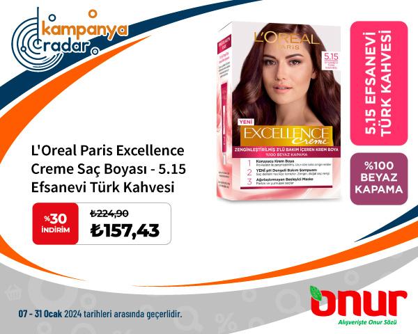 L'Oreal Paris Excellence Creme Saç Boyası - 5.15 Efsanevi Türk Kahvesi