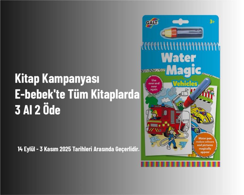 Kitap Kampanyası - E-bebek'te Tüm Kitaplarda 3 Al 2 Öde