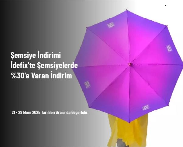 Şemsiye İndirimi - İdefix'te Şemsiyelerde %30'a Varan İndirim