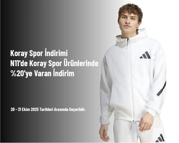 Koray Spor İndirimi - N11'de Koray Spor Ürünlerinde %20'ye Varan İndirim