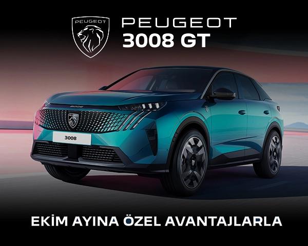 Yeni PEUGEOT 3008, Ekim Ayına Özel Avantajlarla