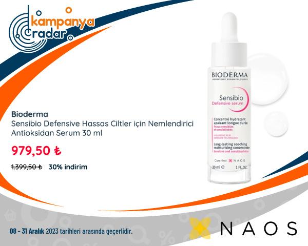 Bioderma Sensibio Defensive Hassas Ciltler için Nemlendirici Antioksidan Serum İndirimi