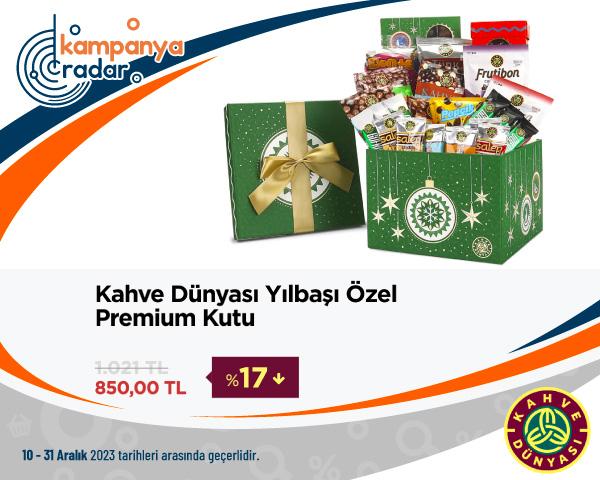 Kahve Dünyası Yılbaşı Özel Premium Kutu İndirimi