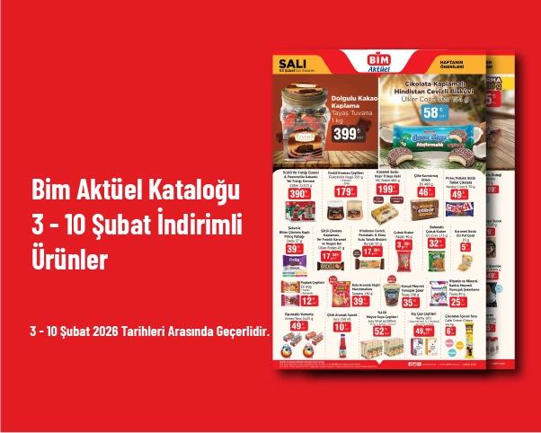 Bim Aktüel Kataloğu - 3 - 10 Şubat İndirimli Ürünler