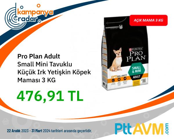 Pro Plan Adult Small Mini Tavuklu Küçük Irk Yetişkin Köpek Maması 3 KG