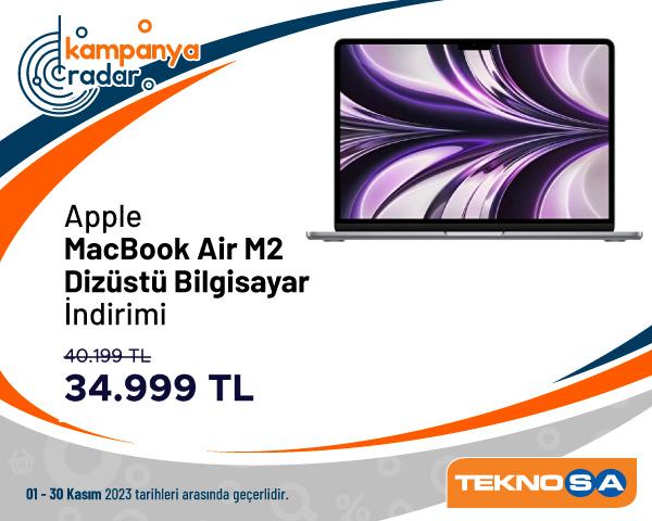 Apple MacBook Air M2 Dizüstü Bilgisayar İndirimi