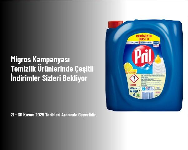 Migros Kampanyası - Temizlik Ürünlerinde Çeşitli İndirimler Sizleri Bekliyor