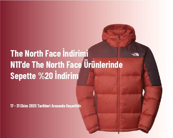 The North Face İndirimi - N11'de The North Face Ürünlerinde Sepette %20 İndirim