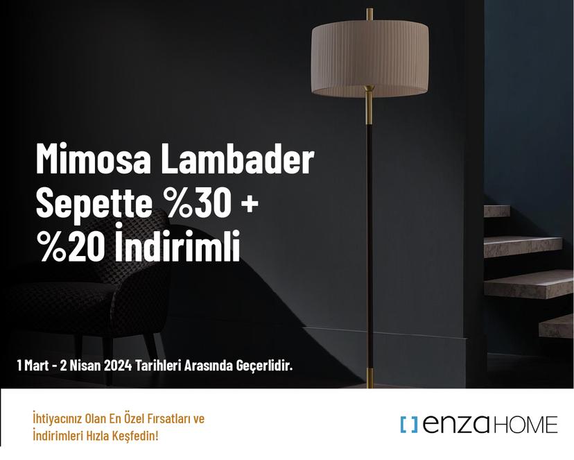 Mimosa Lambader Sepette %30 + %20 İndirimli