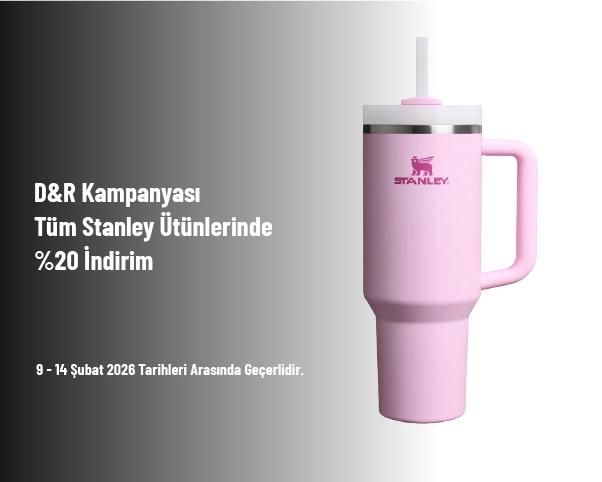 D&R Kampanyası - Tüm Stanley Ütünlerinde %20 İndirim