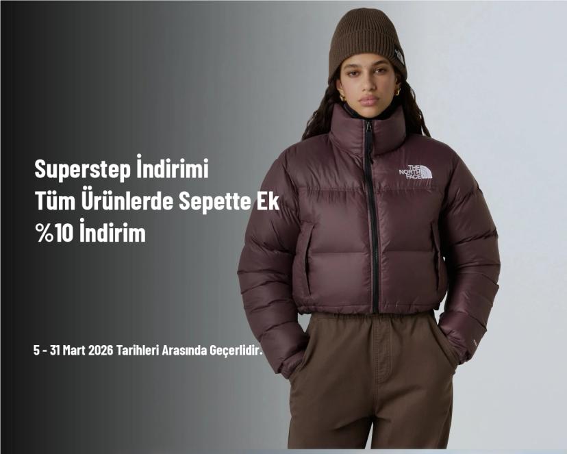 Superstep İndirimi - Tüm Ürünlerde Sepette Ek %10 İndirim