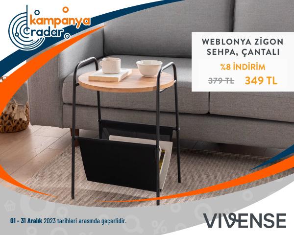 Vivense Weblonya Zigon Sehpa İndirimi
