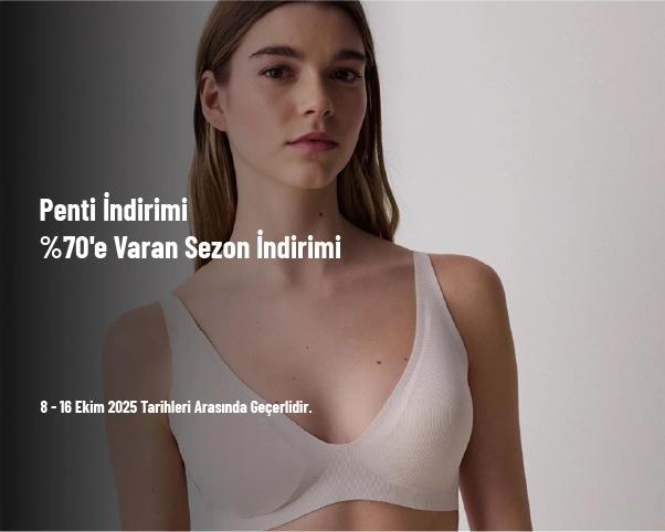 Penti İndirimi - %70'e Varan Sezon İndirimi