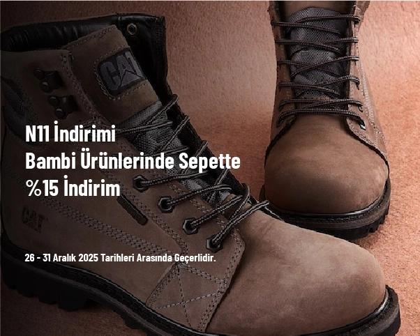 N11 İndirimi - Bambi Ürünlerinde Sepette %15 İndirim