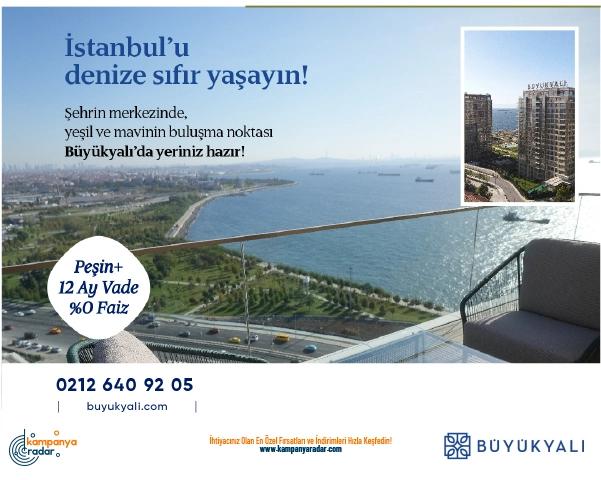 Büyükyalı'da Bir İlk! Peşin +12 Ay Vade %0 Faiz