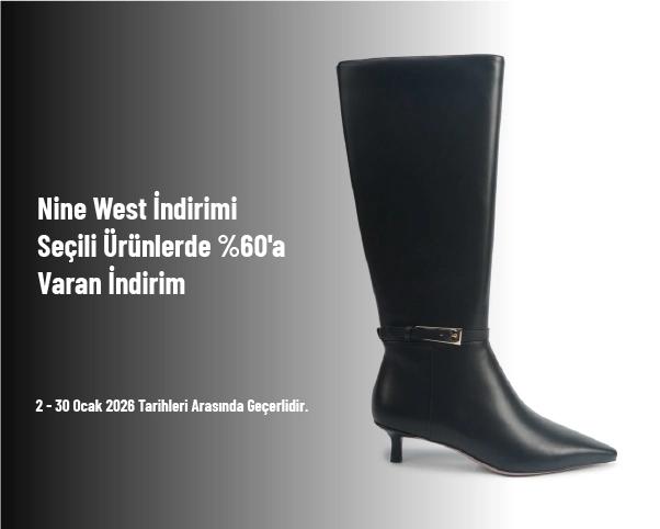 Nine West İndirimi - Seçili Ürünlerde %60'a Varan İndirim
