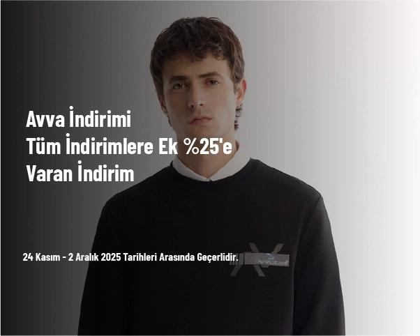 Avva İndirimi - Tüm İndirimlere Ek %25'e Varan İndirim