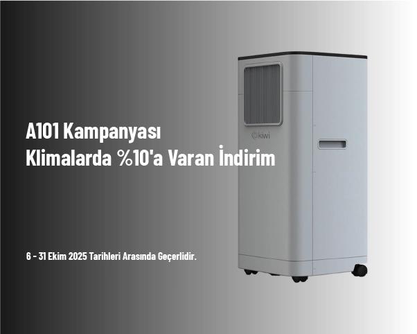A101 Kampanyası - Klimalarda %10'a Varan İndirim