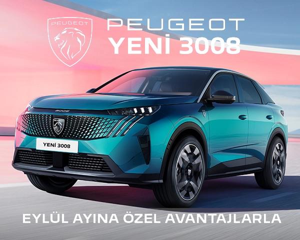 Yeni PEUGEOT 3008, Eylül ayına özel avantajlarla