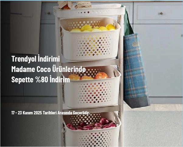 Trendyol İndirimi - Madame Coco Ürünlerinde Sepette %80 İndirim