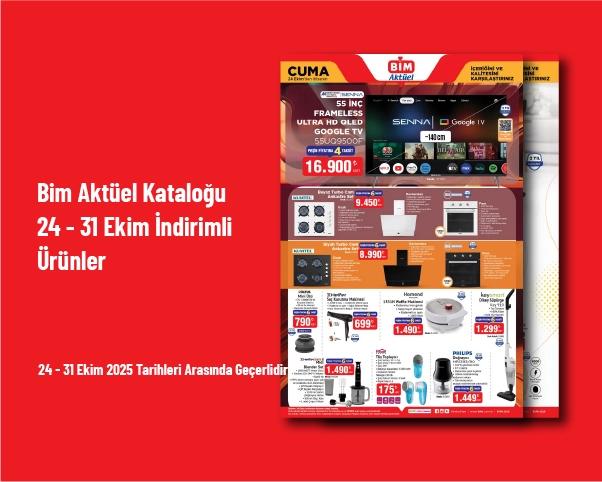 Bim Aktüel Kataloğu - 24 - 31 Ekim İndirimli Ürünler