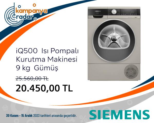 Siemens iQ500 Isı Pompalı Kurutma Makinesi 9 kg İndirimi