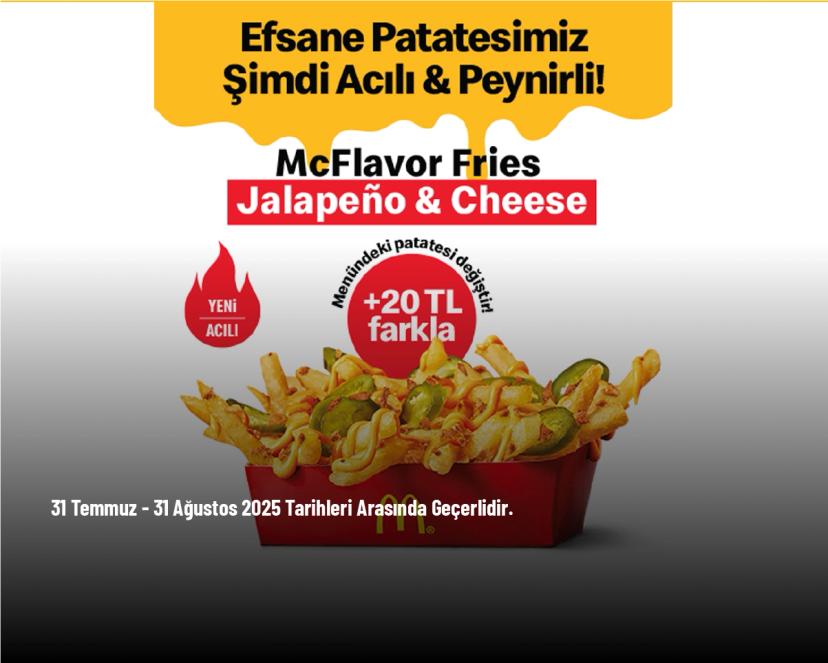 McDonald's Patates Kampanyası - McDonald's Patatesinizi 20 TL Farkla Satın Alma Fırsatı