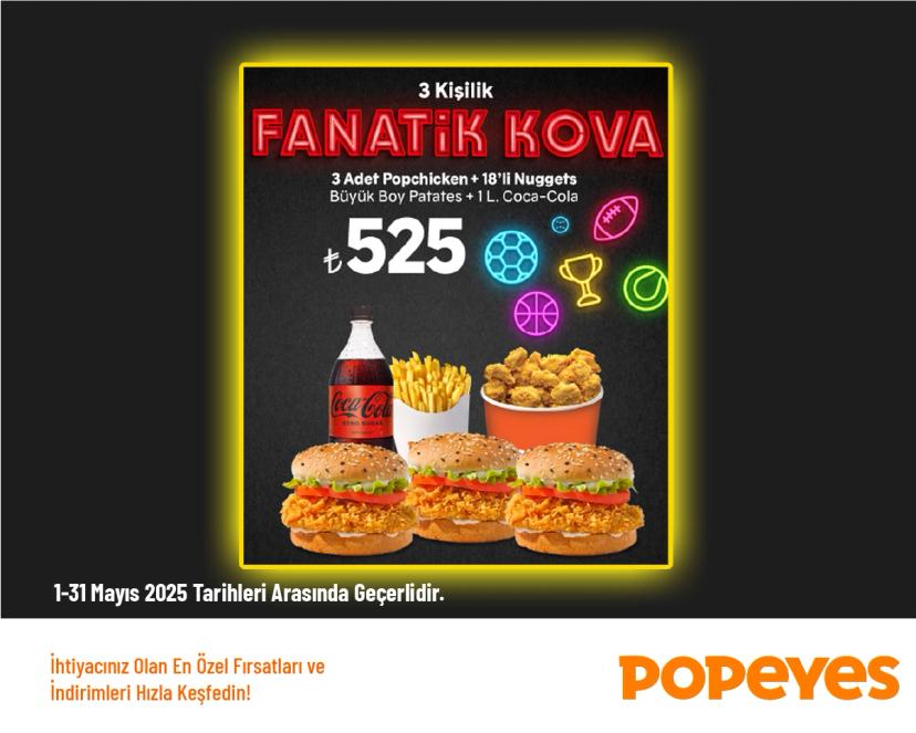 Popeyes Kampanyası - Fanatik Kova Fırsatı