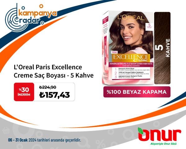 Onur Market L'Oreal Paris Excellence Creme Saç Boyası - 5 Kahve