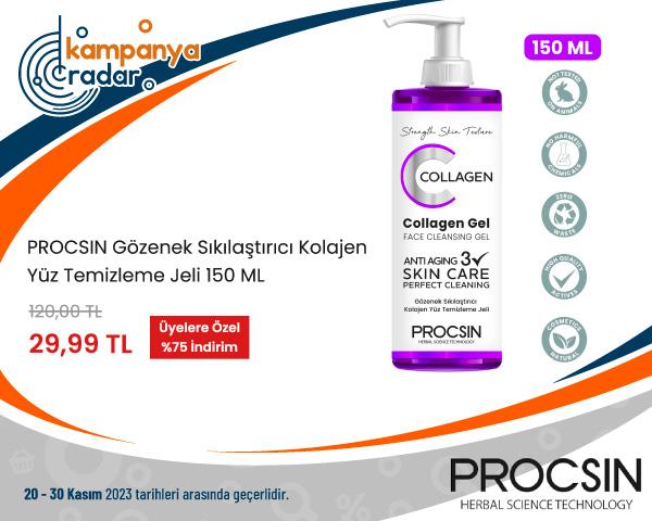 PROCSIN Gözenek Sıkılaştırıcı Kolajen Yüz Temizleme Jel İndirimi
