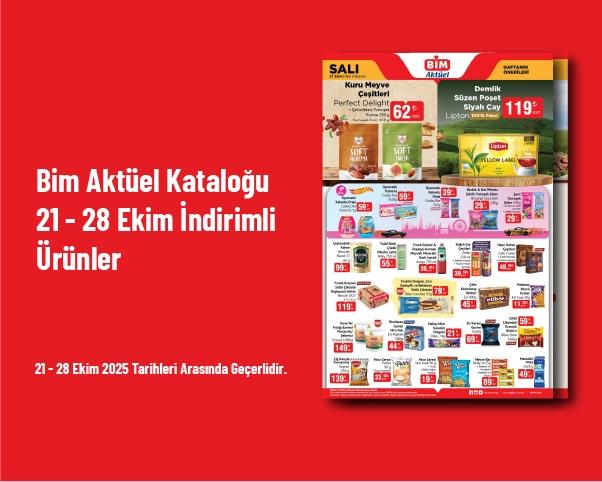 Bim Aktüel Kataloğu - 21 - 28 Ekim İndirimli Ürünler
