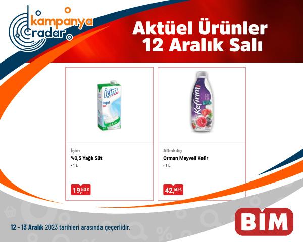 Bim Aktüel Ürünler 12 Aralık Salı
