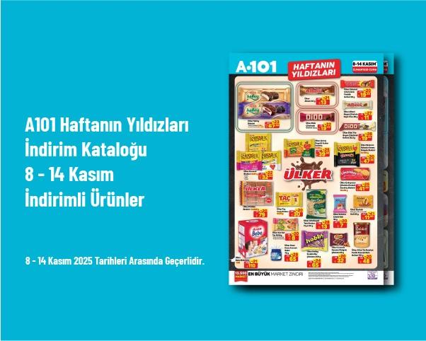 A101 Haftanın Yıldızları İndirim Kataloğu - A101 8 - 14 Kasım İndirimli Ürünler