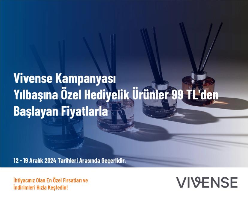 Vivense Kampanyası - Yılbaşına Özel Hediyelik Ürünler 99 TL'den Başlayan Fiyatlarla