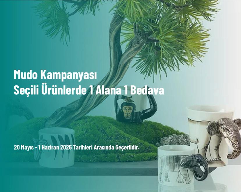 Mudo Kampanyası - Seçili Ürünlerde 1 Alana 1 Bedava
