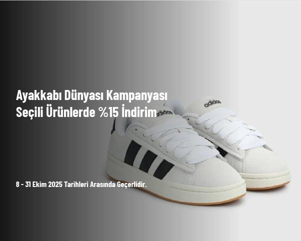 Ayakkabı Dünyası - Seçili Ürünlerde %15 İndirim