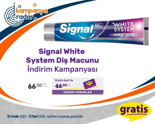Gratis Signal White System Diş Macunu