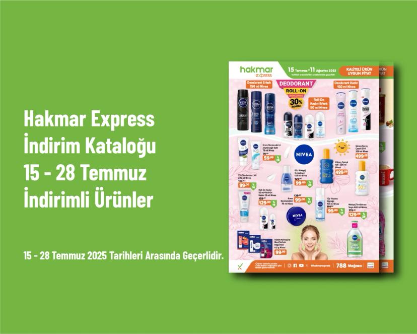 Hakmar Express İndirim Kataloğu - 15 - 28 Temmuz İndirimli Ürünler