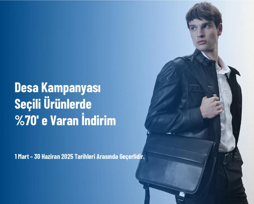 Desa Kampanyası - Seçili Ürünlerde %70'e Varan İndirim