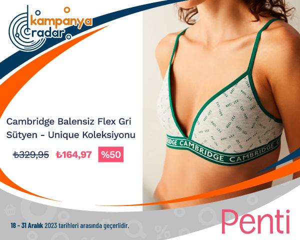 Penti Cambridge Balensiz Flex Gri Sütyen İndirimi