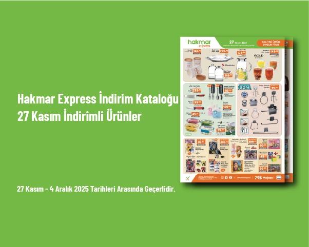 Hakmar Express İndirim Kataloğu - 27 Kasım İndirimli Ürünler