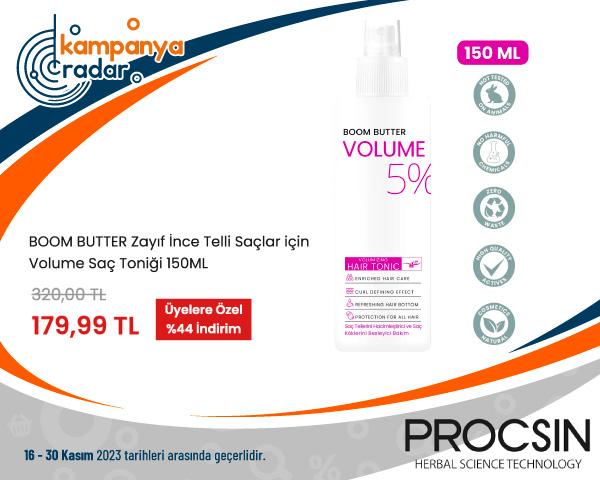 PROCSIN Zayıf İnce Telli Saçlar için Volume Saç Toniğ İndirimi