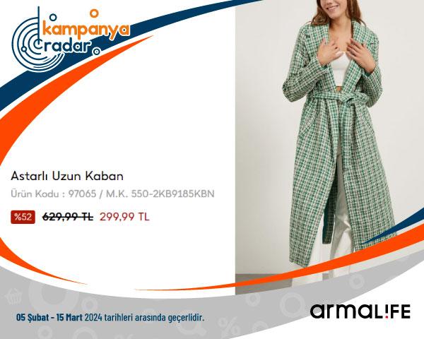  Arma Life Astarlı Uzun Kaban