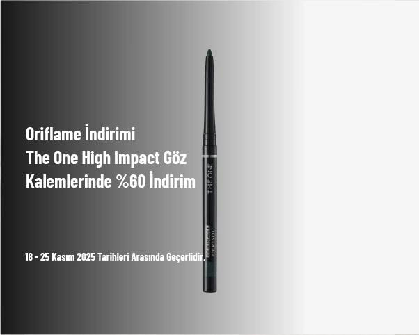 Oriflame İndirimi - The One High Impact Göz Kalemlerinde %60 İndirim