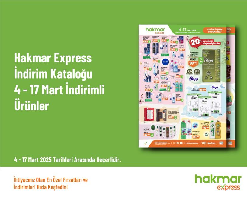 Hakmar Express İndirim Kataloğu - 4 - 17 Mart İndirimli Ürünler