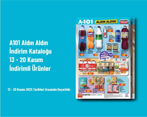 A101 Aldın Aldın İndirim Kataloğu - 13 - 20 Kasım İndirimli Ürünler