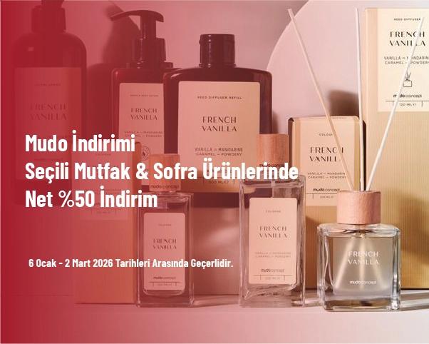Mudo İndirimi - Seçili Mutfak & Sofra Ürünlerinde Net %50 İndirim Mudo İndirimi - Seçili Mutfak & Sofra Ürünlerinde Net %50 İndirim