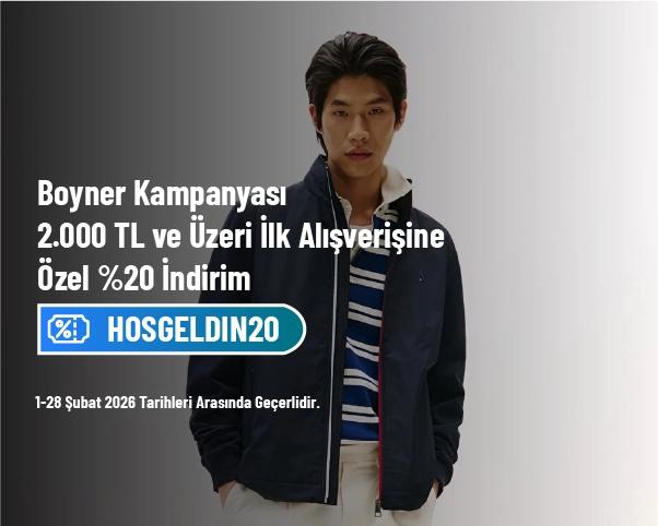 Boyner Kampanyası - 2.000 TL ve Üzeri İlk Alışverişine Özel %20 İndirim Boyner Kampanyası - 2.000 TL ve Üzeri İlk Alışverişine Özel %20 İndirim