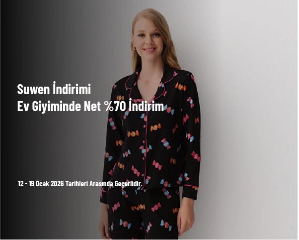 Suwen İndirimi - Ev Giyiminde Net %70 İndirim Suwen İndirimi - Ev Giyiminde Net %70 İndirim